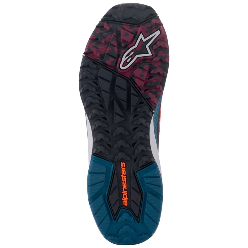 Alpinestars Speedforce XR motociklističke čizme crno-plavo-zeleno-sive