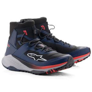Alpinestars Speedforce XR motociklističke čizme plavo-crno-fluo crveno-sivo