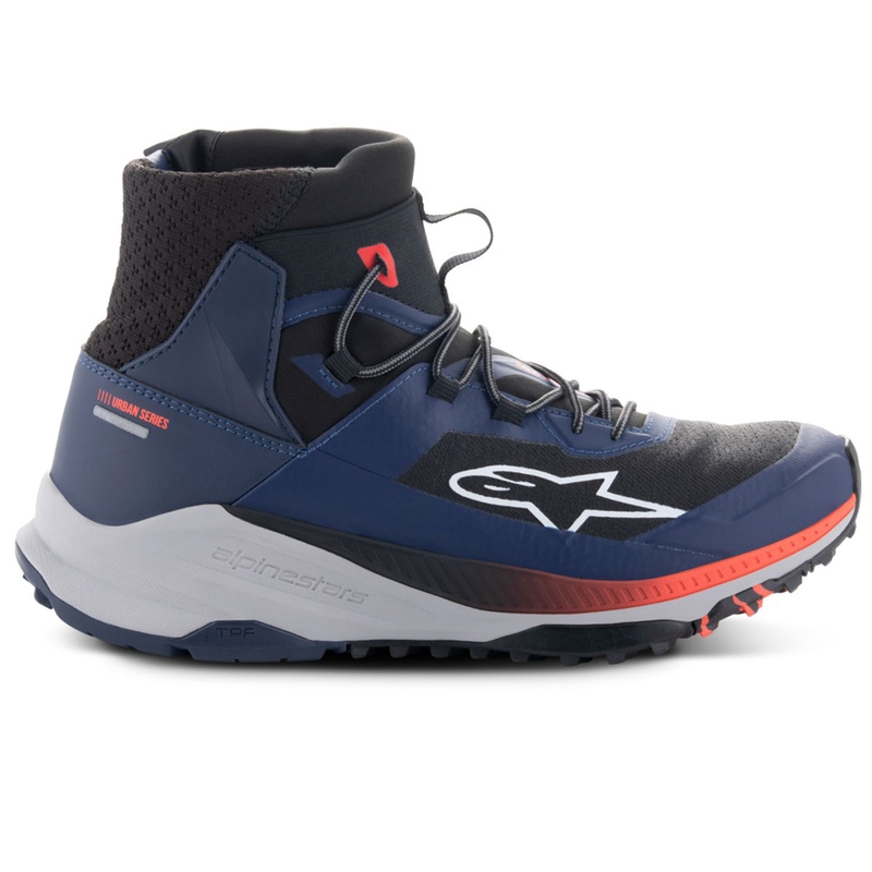 Alpinestars Speedforce XR motociklističke čizme plavo-crno-fluo crveno-sivo