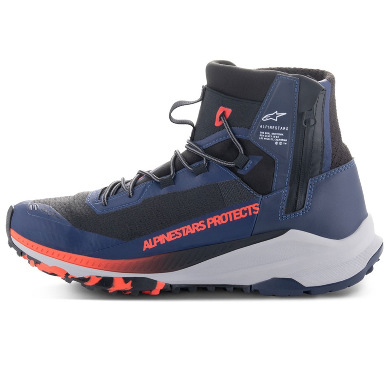 Alpinestars Speedforce XR motociklističke čizme plavo-crno-fluo crveno-sivo