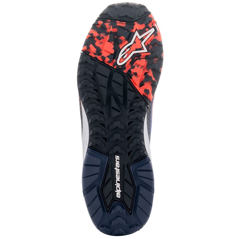 Alpinestars Speedforce XR motociklističke čizme plavo-crno-fluo crveno-sivo