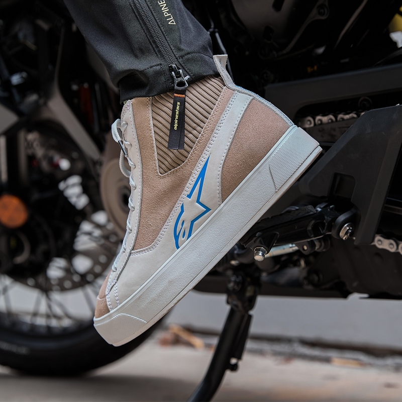 Alpinestars Stella Stated Podium Ženske motociklističke čizme Bijelo-svijetlo sive