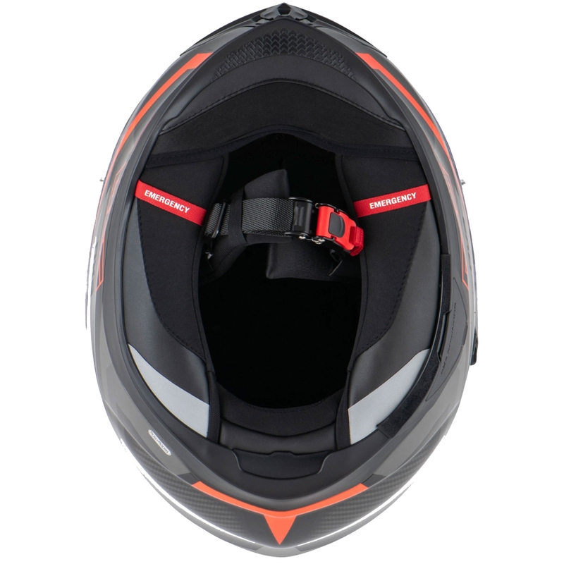 Scorpion EXO-520 EVO AIR TERRA kaciga za motocikle s punim licem, crno-srebrno-crvena rasprodaja