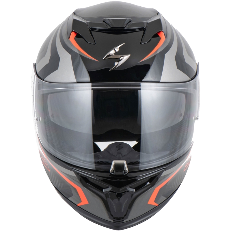 Scorpion EXO-520 EVO AIR TERRA kaciga za motocikle s punim licem, crno-srebrno-crvena rasprodaja