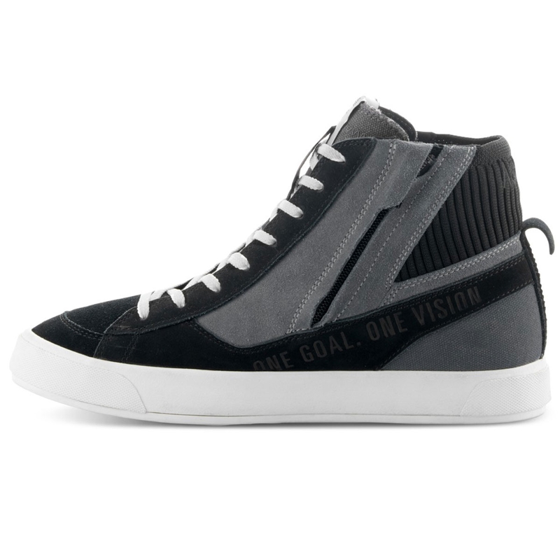 Alpinestars Stated motociklističke čizme crno-sivo-bijele