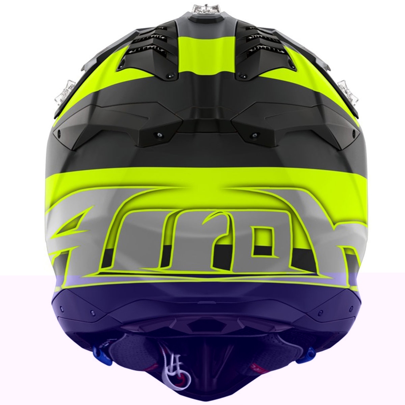 Airoh Aviator 3 Monarch motocross kaciga mat žuta