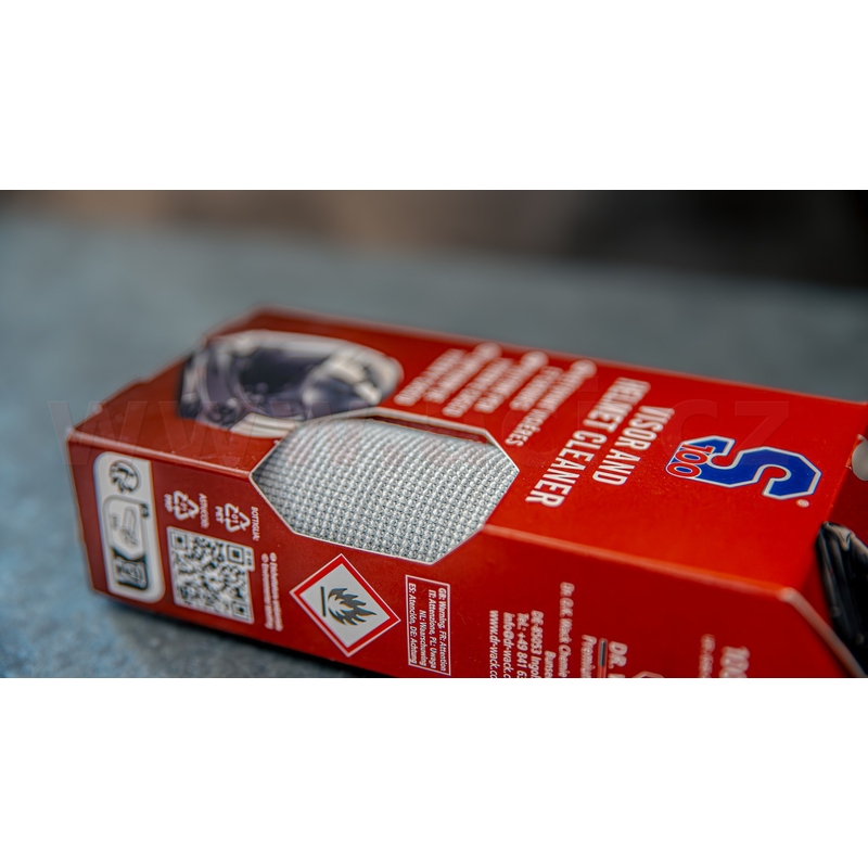 Čistač vizira i kacige S100 s krpom od mikrovlakana - Visor &amp; Helmet Cleaner 100 ml