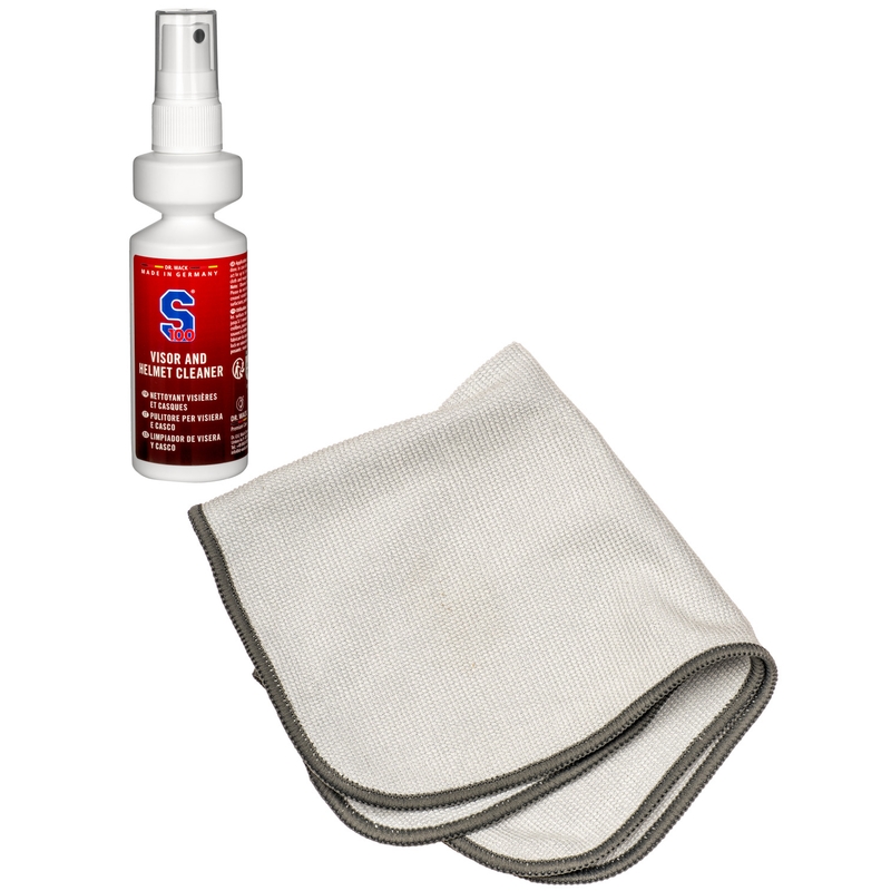 Čistač vizira i kacige S100 s krpom od mikrovlakana - Visor &amp; Helmet Cleaner 100 ml