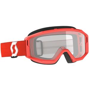 Motokros naočale SCOTT Primal Clear crveno-prozirne