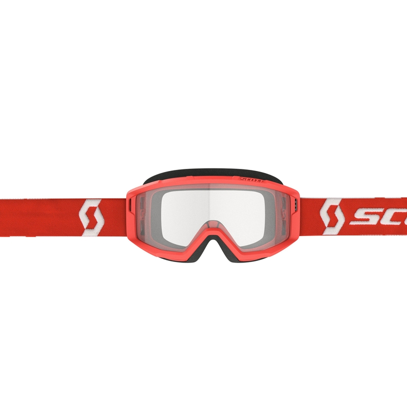 Motokros naočale SCOTT Primal Clear crveno-prozirne