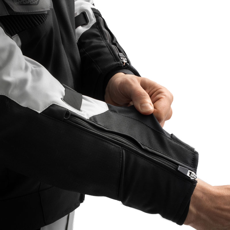 Rebelhorn Borg II motociklistička jakna crno-sivo-fluo žuta