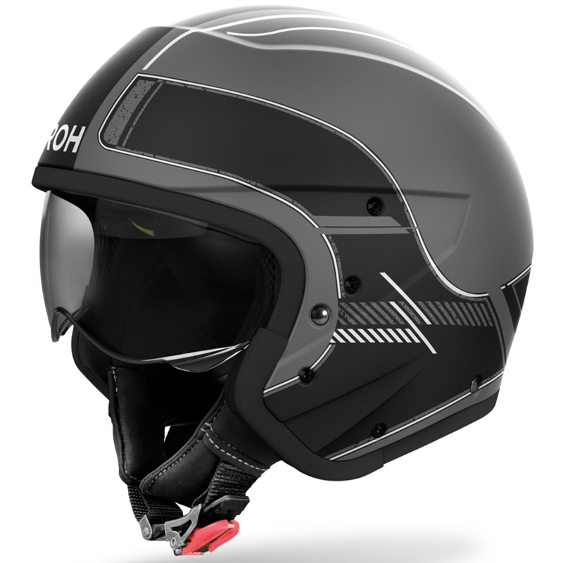 Modularna motociklistička kaciga Airoh J110 Raster mat crna
