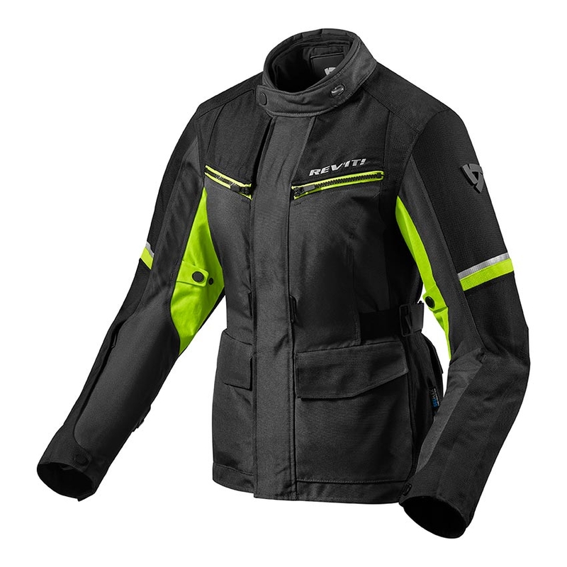 Ženska motoristička jakna Revit Outback 3 crno- fluo žuta rasprodaja