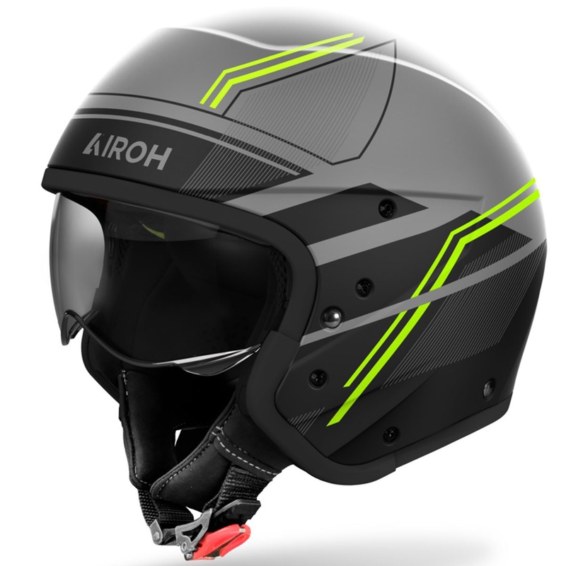 Modularna motociklistička kaciga Airoh J110 Slim mat žuta