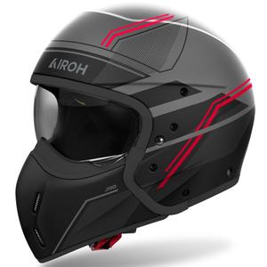Modularna motociklistička kaciga Airoh J110 Slim mat crvena