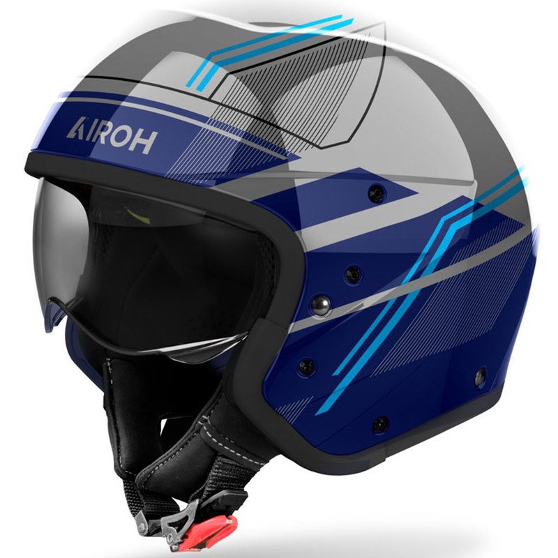Modularna motociklistička kaciga Airoh J110 Slim, sjajno plava