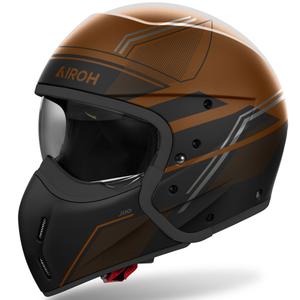 Modularna motociklistička kaciga Airoh J110 Slim, sjajna brončana