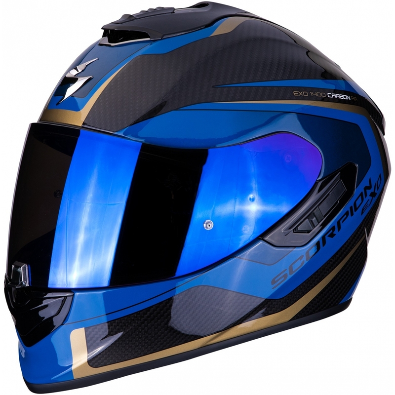 Scorpion EXO-1400 Carbon Air Esprit integralna kaciga crno-plava