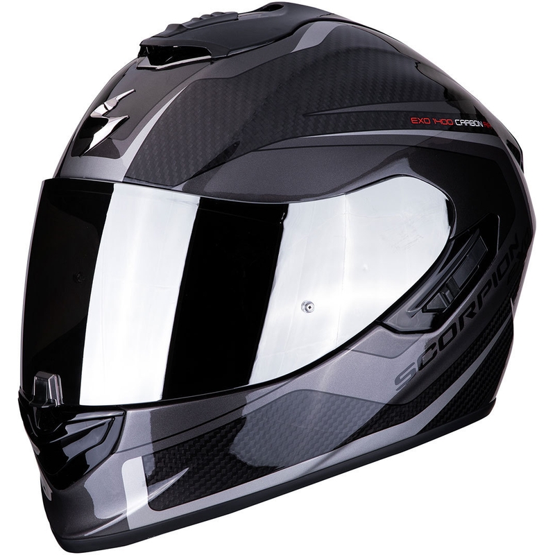 Scorpion EXO-1400 Carbon Air Esprit Full Face kaciga crno-srebrna rasprodaja