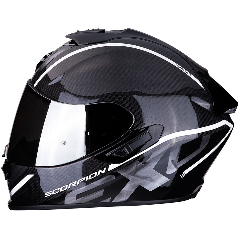 Scorpion EXO-1400 Carbon Air Grand kaciga za cijelo lice crno-bijela rasprodaja
