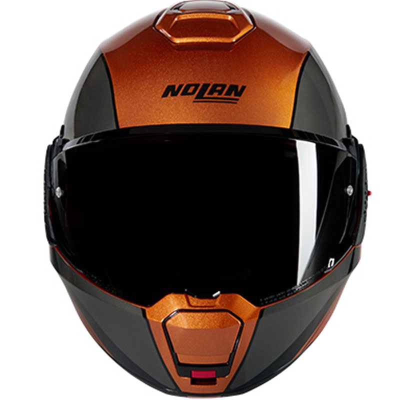 Preklopna motociklistička kaciga Nolan N120-1 Verniciatura Speciale N-COM 342 oker-crna