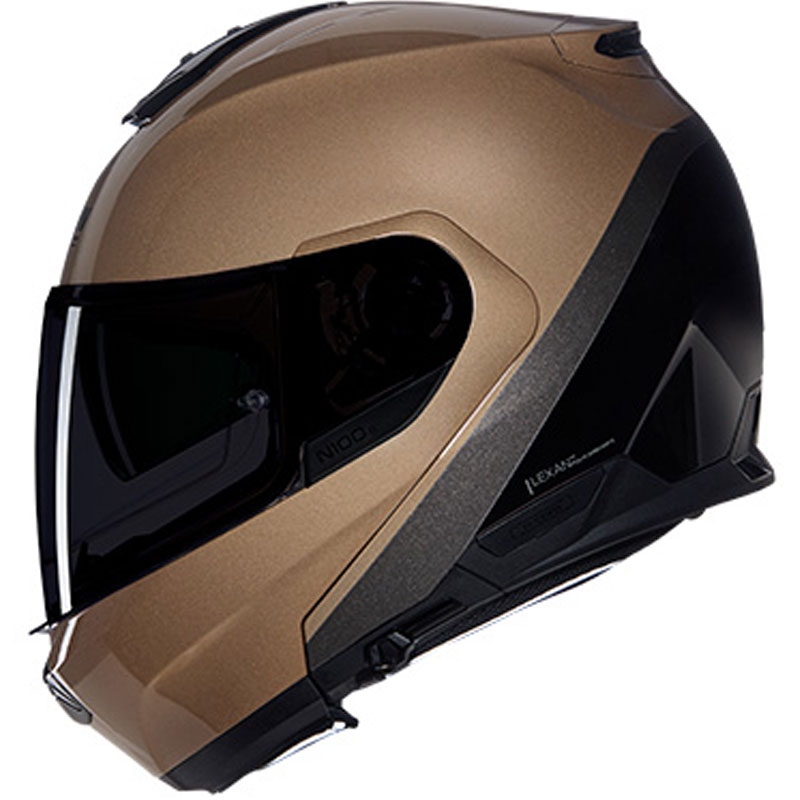 Preklopna motociklistička kaciga Nolan N100-6 Verniciatura Speciale N-COM 341 pješčano-crna