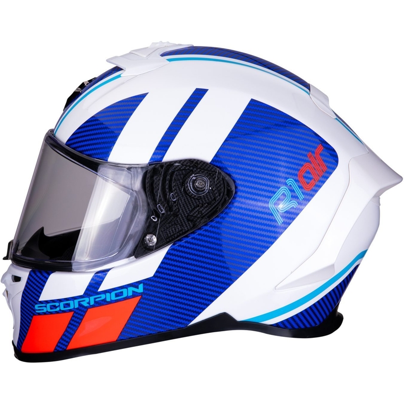 Scorpion EXO-R1 Air Corpus integralna kaciga bijelo-plavo-crvena