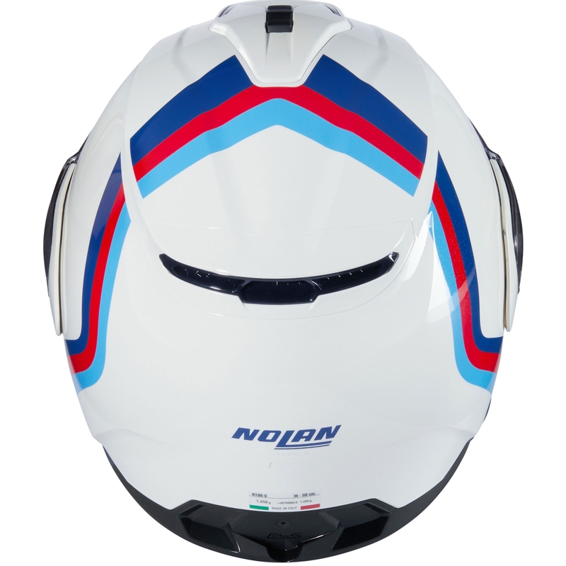 Preklopna motociklistička kaciga Nolan N100-6 Assoluto N-COM 347 bijelo-crveno-plava
