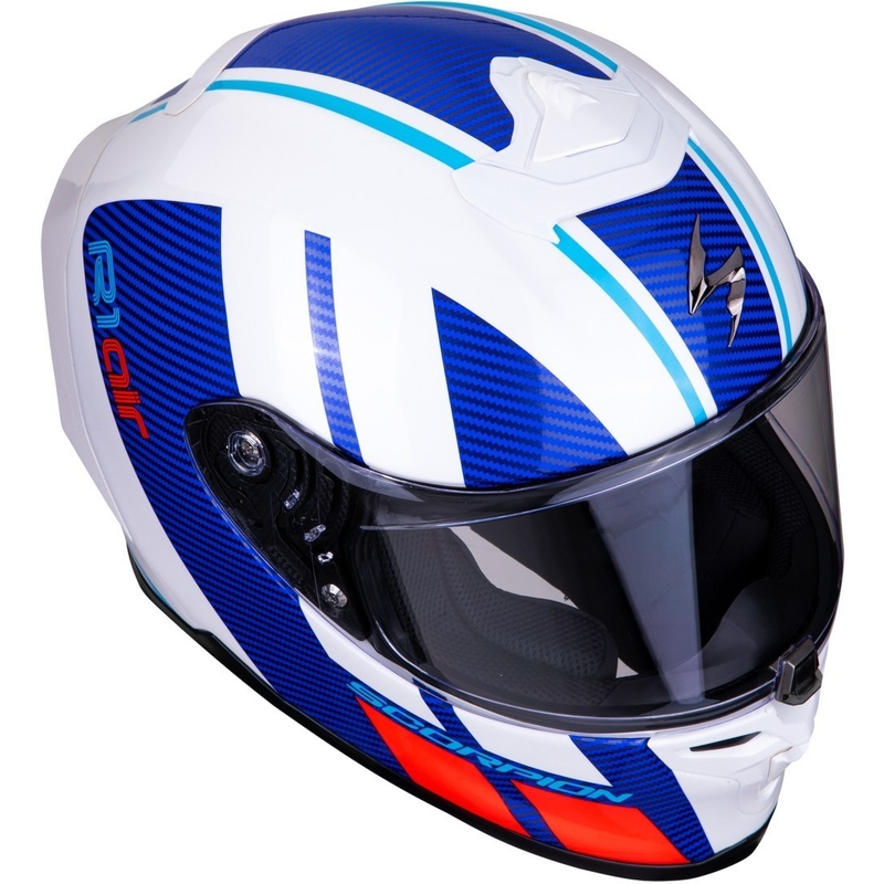 Scorpion EXO-R1 Air Corpus integralna kaciga bijelo-plavo-crvena