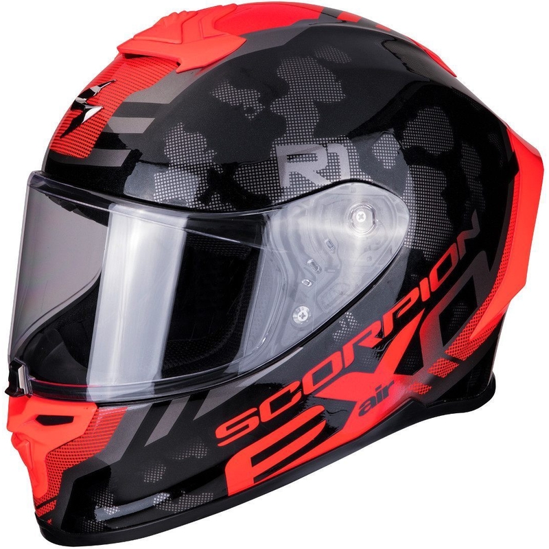 Scorpion EXO-R1 Air Ogi integralna kaciga crno-crvena