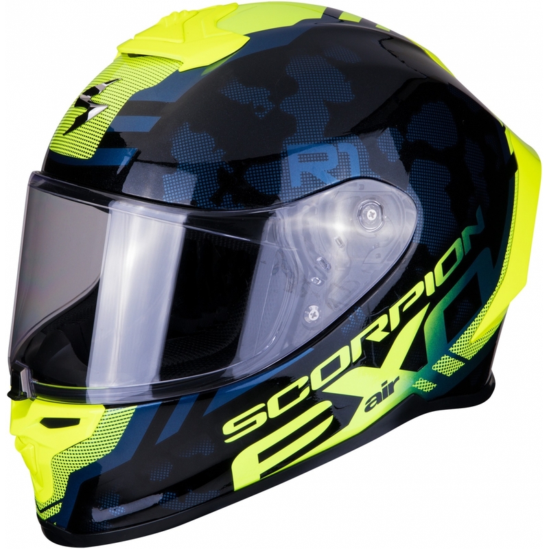 Scorpion EXO-R1 Air Ogi Integral Helmet Black-Fluo Yellow rasprodaja