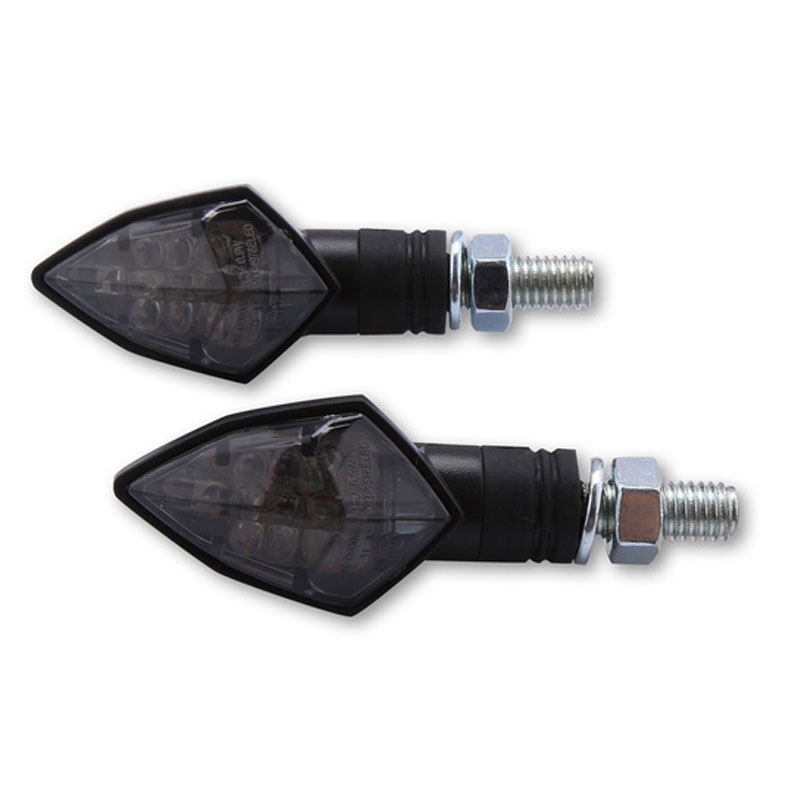 Pokazivači smjera za motocikle Highsider Smart Rock LED crni