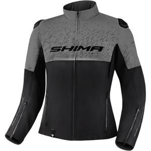 Ženska motoristička jakna Shima Drift crno-siva