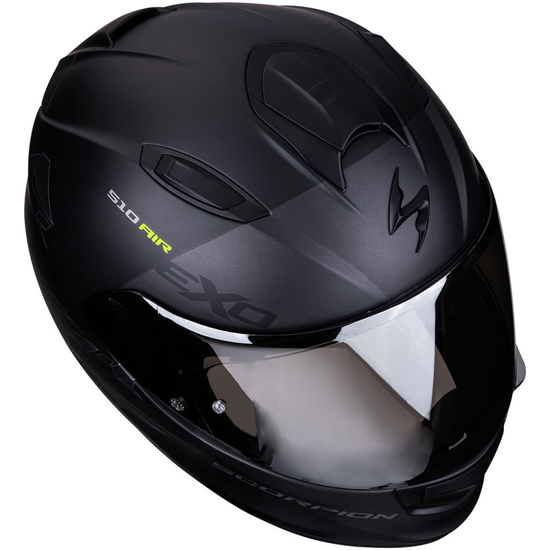 Scorpion EXO-510 Air Pique kaciga za cijelo lice crno-srebrna rasprodaja