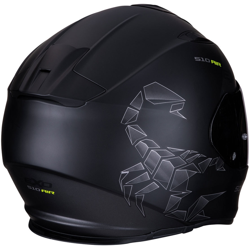 Scorpion EXO-510 Air Pique kaciga za cijelo lice crno-srebrna rasprodaja