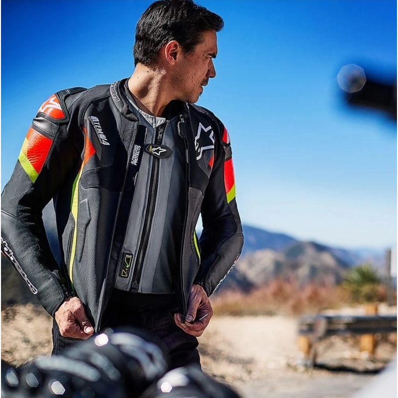 Alpinestars Tech-Air® prsluk s 5 zračnih jastuka sivo-crni - II. kvaliteta
