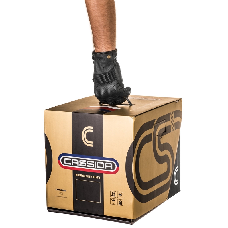 Cassida Fibre Super Hooligan kaciga za motocikle s punim licem, crno-zelena, sniženje - II. kvaliteta