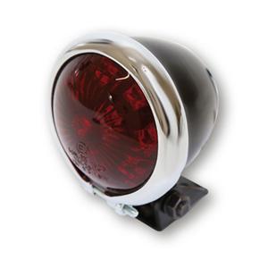 Highsider Smart Bates Style LED stražnje svjetlo za motocikl crno-kromirano