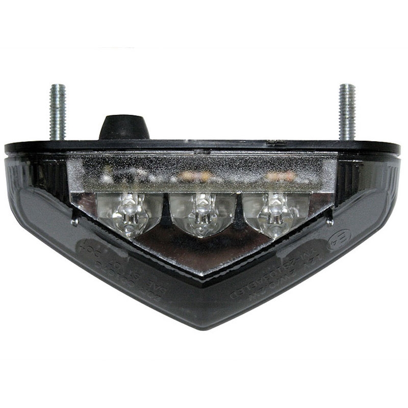 Highsider Smart LED stražnje svjetlo za motocikl crno-prozirno