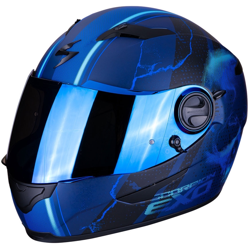 Full face kaciga Scorpion EXO-490 Dar crno-plava