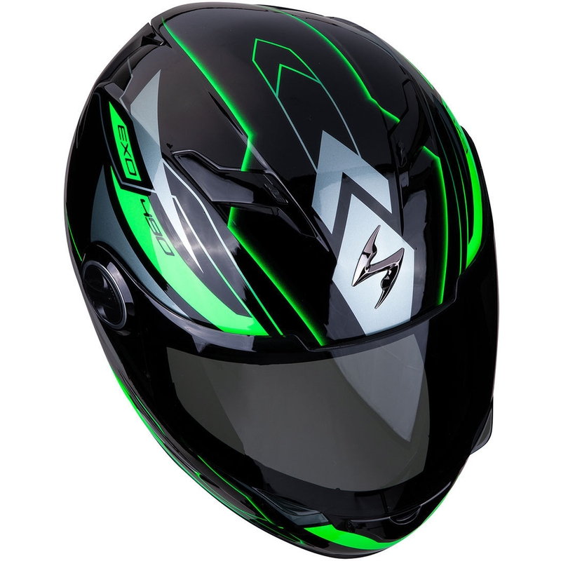 Scorpion EXO-490 Nova integralna kaciga crno-zelena