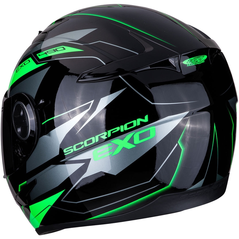 Scorpion EXO-490 Nova integralna kaciga crno-zelena