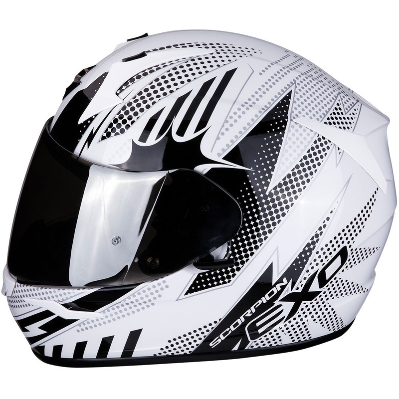 Integralne kacige Scorpion EXO-390 Pop White-Black rasprodaja