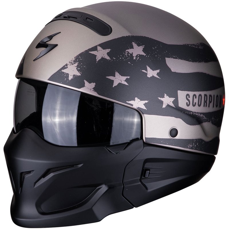 Scorpion EXO-COMBAT Rookie kaciga Black-Titanium rasprodaja