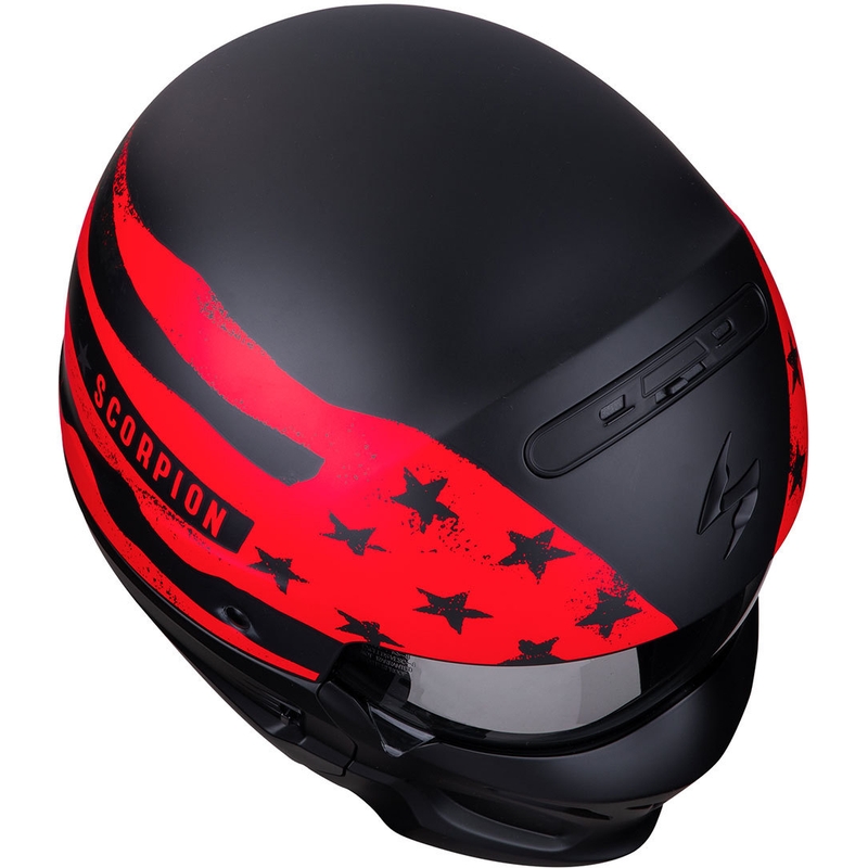 Scorpion EXO-COMBAT Rookie kaciga crno-crvena rasprodaja