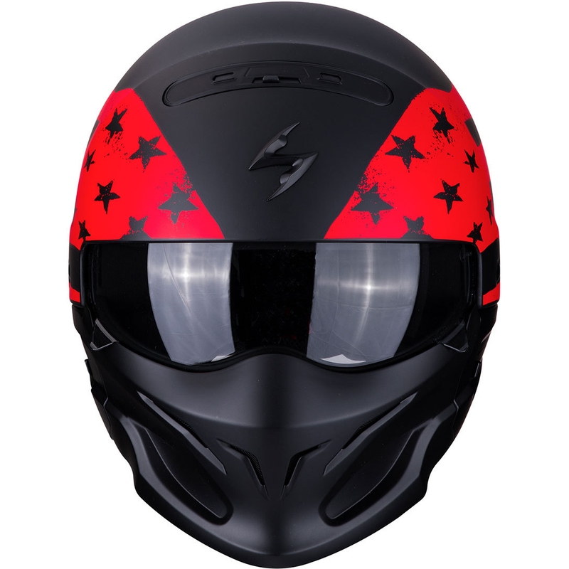 Scorpion EXO-COMBAT Rookie kaciga crno-crvena rasprodaja