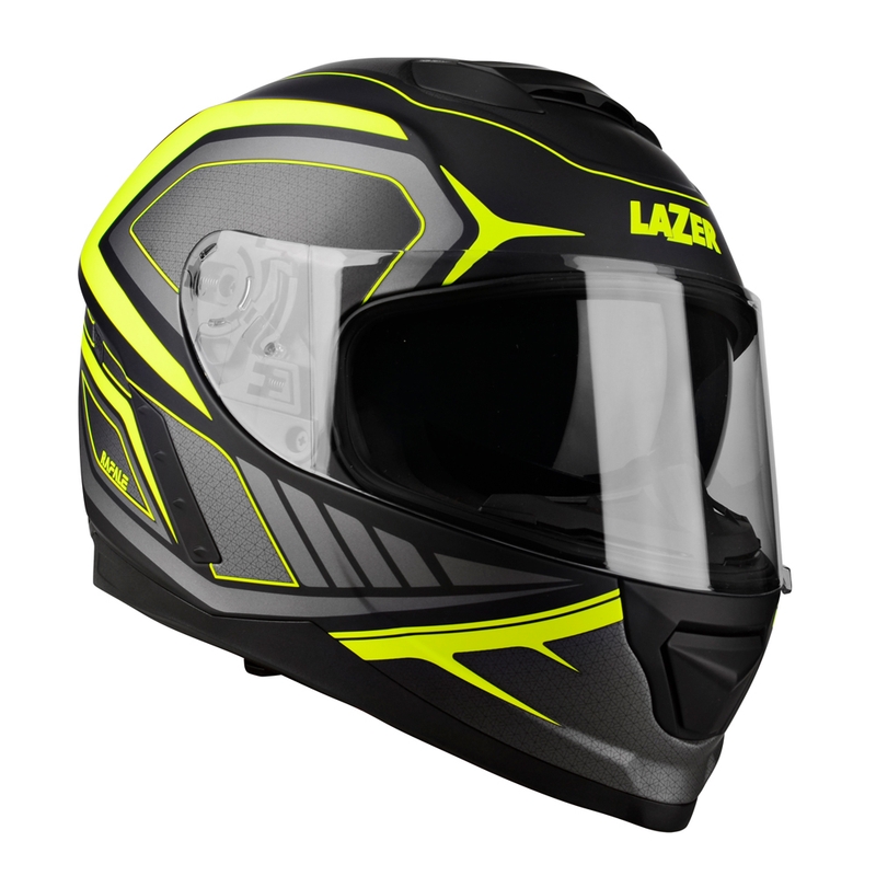 Integralna motociklistička kaciga Lazer Rafale Hexa crno-fluo žuta rasprodaja