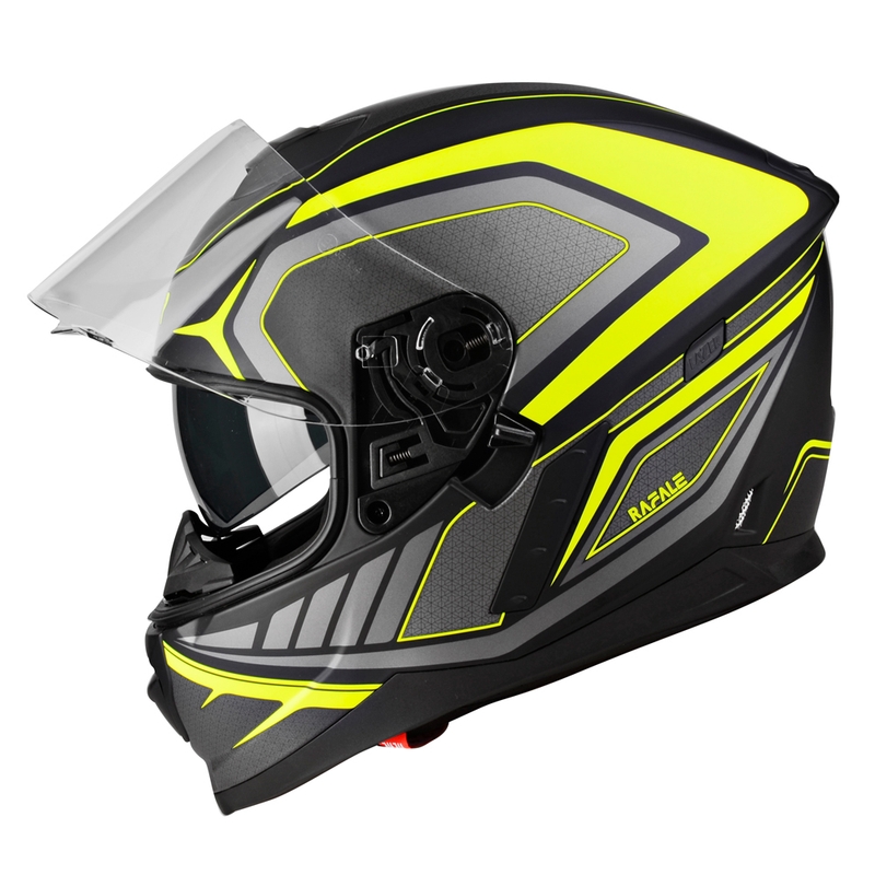 Integralna motociklistička kaciga Lazer Rafale Hexa crno-fluo žuta rasprodaja