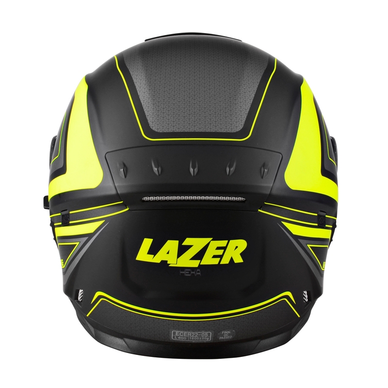 Integralna motociklistička kaciga Lazer Rafale Hexa crno-fluo žuta rasprodaja