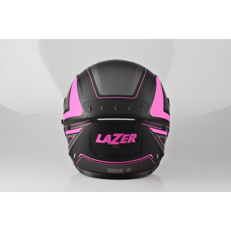Integralna motoristička kaciga Lazer Rafale Hexa crno-roza